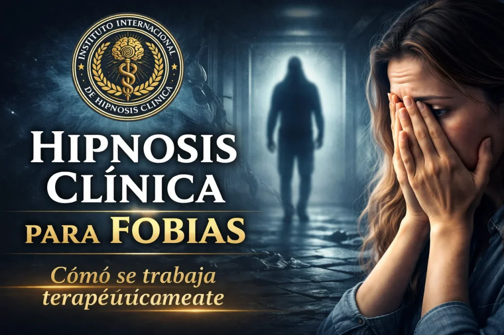 Hipnosis clínica para fobias y miedos: imagen del Instituto Internacional de Hipnosis Clínica sobre su aplicación terapéutica
