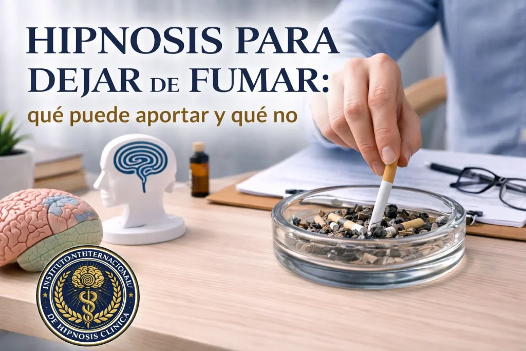 Hipnosis para dejar de fumar con enfoque terapéutico del Instituto Internacional de Hipnosis Clínica