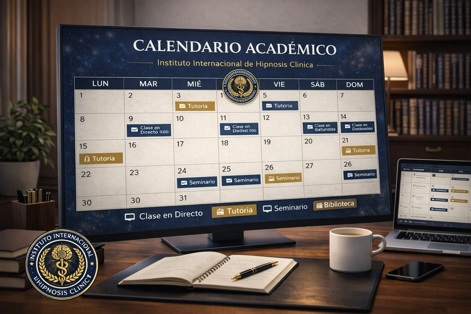 Calendario académico del Instituto Internacional de Hipnosis Clínica
