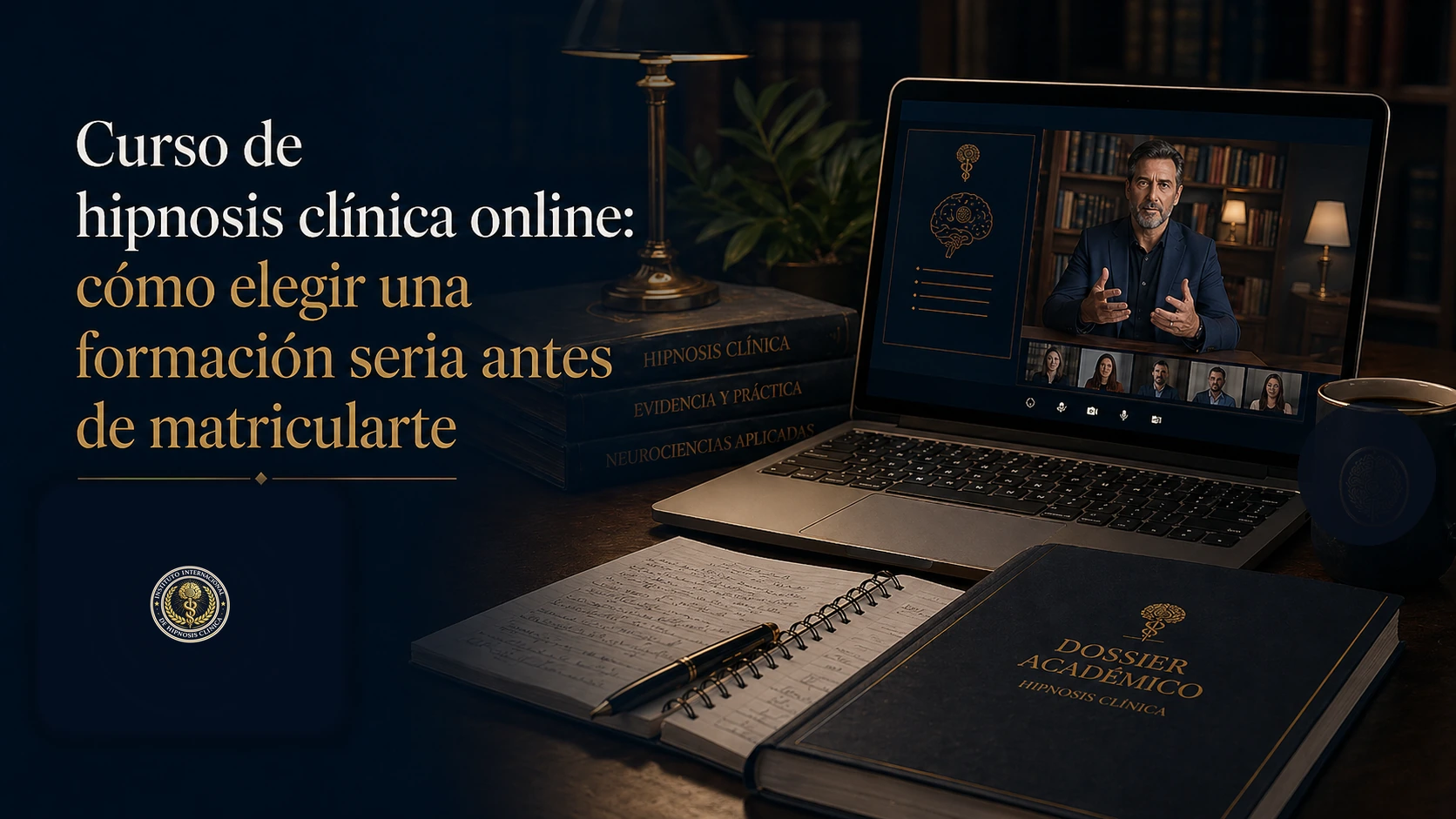 Curso de hipnosis clínica online con formación seria, clases en directo y certificación del Instituto Internacional de Hipnosis Clínica